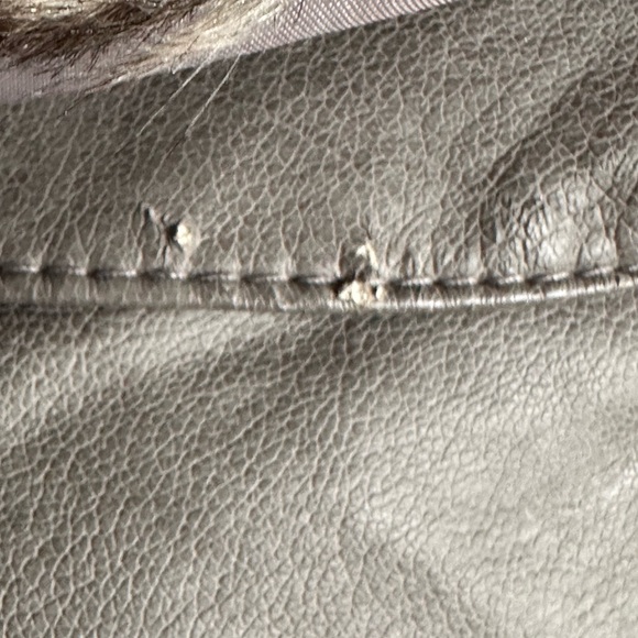 Lane Bryant Jacket with (removable) Fur Collar - Picture 4 of 8